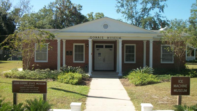 The front exterior of the John Gorrie Museum.